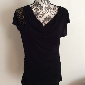 5/$25 Cable & Gauge tunic ruched top